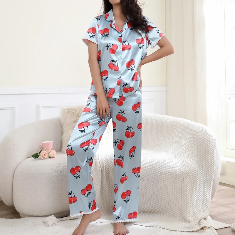 Pyjama Cerise pour Femme
