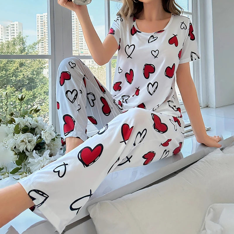 Pyjama Blanc et Rouge