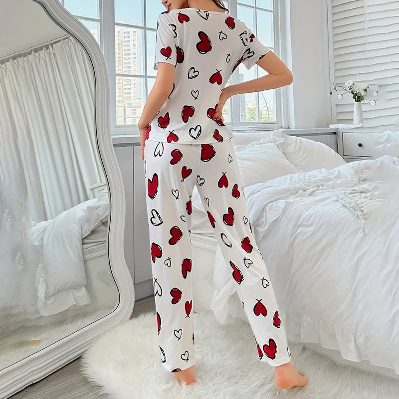 Pyjama Blanc et Rouge