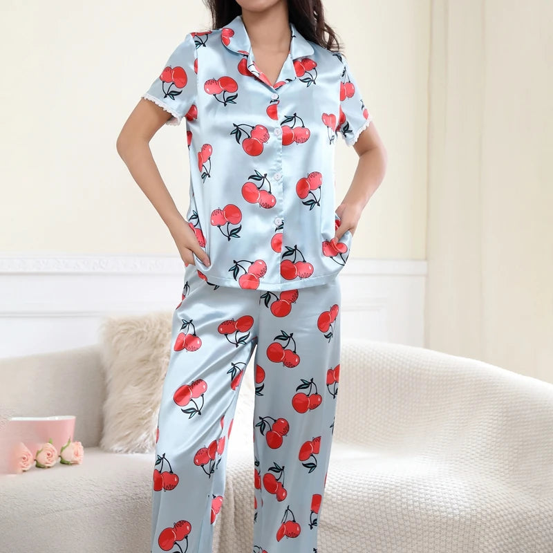 Pyjama Cerise pour Femme