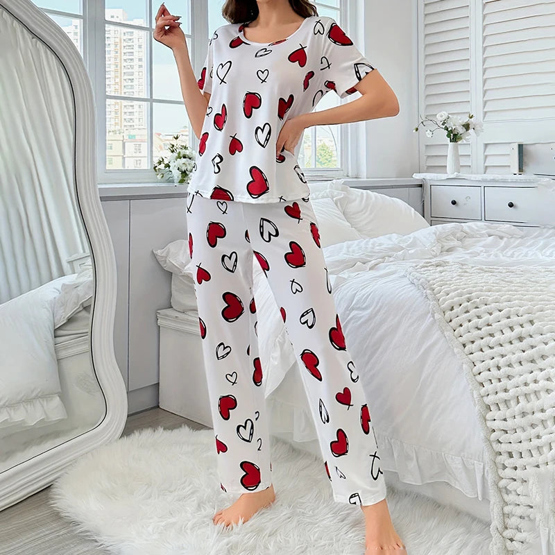 Pyjama Blanc et Rouge