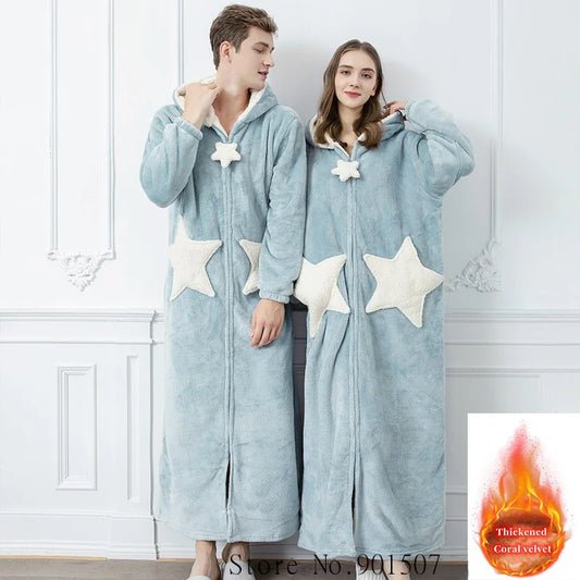 Peignoir femme polaire zippé