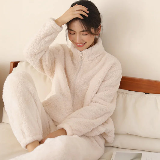 Pyjama pilou pilou blanc