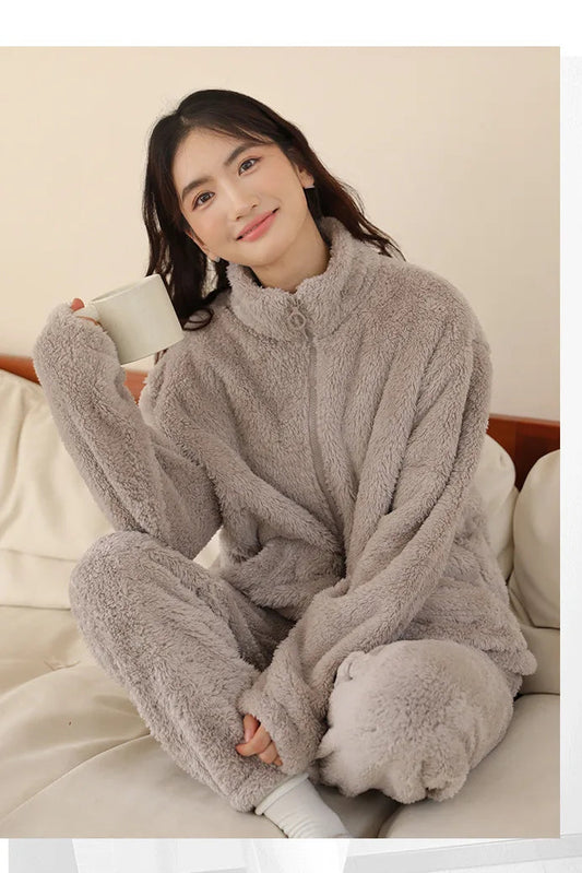 Pyjama pilou pilou femme 2 pièces
