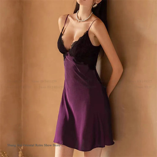 Robe de nuit courte pour femmes