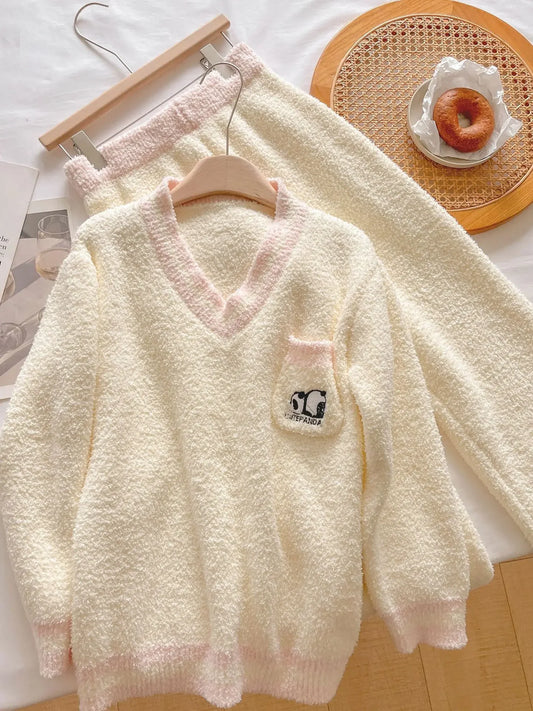 pyjama pilou pilou femme blanc